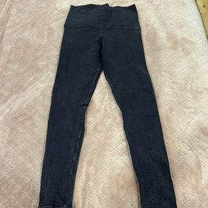 Avocado workout leggings in biker style